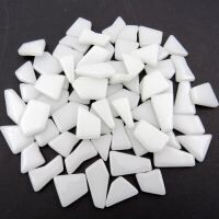 Glass Snippets: Broken White Glass Snippets: Broken White
