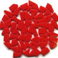 Glass Snippets: Bright Red Glass Snippets: Bright Red