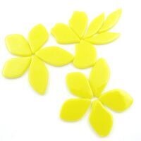 Glass shapes, Fallen Petals: Acid Yellow Glass shapes, Fallen Petals: Acid Yellow