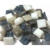 Glass tile mix: 10mm Serenity