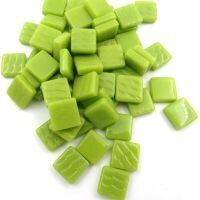 Glass tile, 12mm: Standard Acid Green Glass tile, 12mm: Standard Acid Green