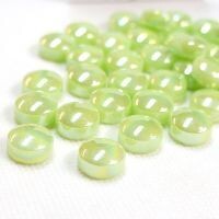 Optic Drops: Pearlised soft green Optic Drops: Pearlised soft green
