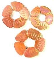 Iridised ceramic petals, pink