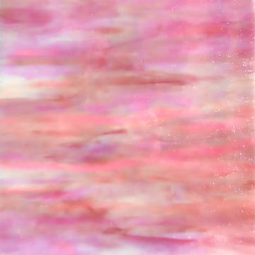 Stained Glass sheet: Pink Iridised