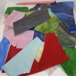 Scrap glass: Small pieces, opaque (500g)