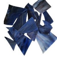 Scrap glass: 100g, Northern Lights