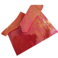 Scrap glass: 100g, Deep Red Iridised