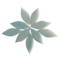 Stained Glass Petals: Pale Aqua, Small Stained Glass Petals: Pale Aqua, Small