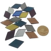 Medium Mirror Diamonds, Colour mix, 50g