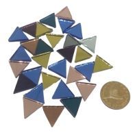 Medium Mirror Triangles, mixed colour, 50g Medium Mirror Triangles, mixed colour, 50g