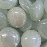 Glass Nuggets: Broken White Glass Nuggets: Broken White
