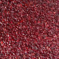 Frit (crushed glass), Red, coarse
