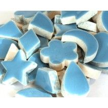 Ceramic Charms, dusty blue Ceramic Charms, dusty blue
