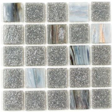 Glass tile, 20mm: London Fog Glass tile, 20mm: London Fog
