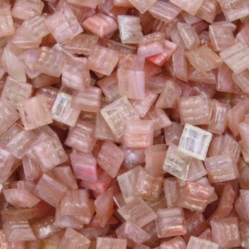 Glass tile, 10mm: Mini Aventurine Lipstick Glass tile, 10mm: Mini Aventurine Lipstick
