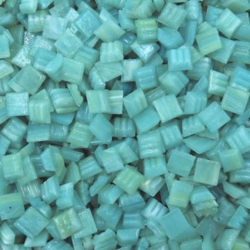 Glass tile, 10mm: Mini Aventurine Spearmint Glass tile, 10mm: Mini Aventurine Spearmint