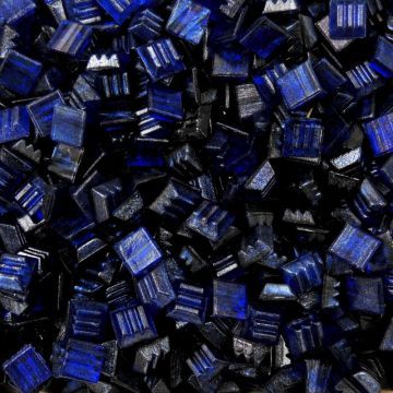 Glass tile, 10mm: Mini Aventurine Dark Star Glass tile, 10mm: Mini Aventurine Dark Star