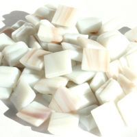Glass tile, 10mm: Mini Aventurine White gold Glass tile, 10mm: Mini Aventurine White gold