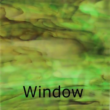Stained Glass sheet: Olive mottle Stained Glass sheet: Olive mottle