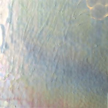 Stained Glass Sheet: Clear iridescent Stained Glass Sheet: Clear iridescent