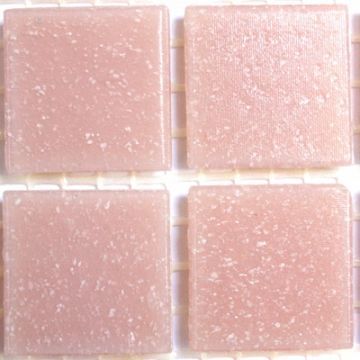 Glass tile, 20mm: Pink Blush Glass tile, 20mm: Pink Blush