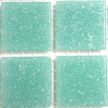 Glass tile, 20mm: Caribbean Blue Glass tile, 20mm: Caribbean Blue