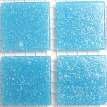 Glass tile, 20mm: Cyan