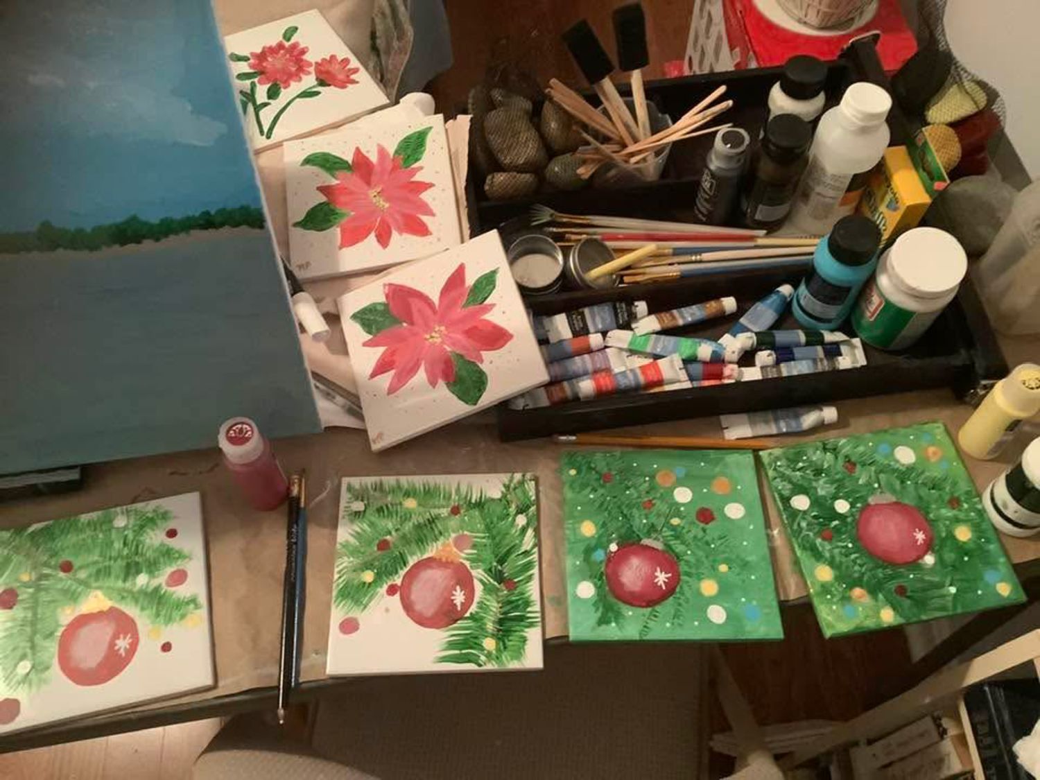 Christmas Trivet Tiles