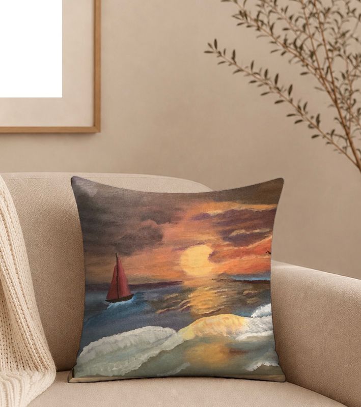 Pillow-Red Sails in the Sunset