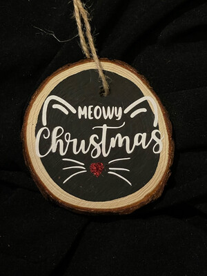 “Meowy Christmas” Ornament