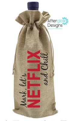 Personalized Wine Bag 