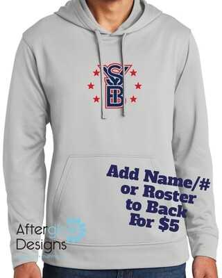 2022 SYB ALL STARS LOGO on Silver Poly Hoodie