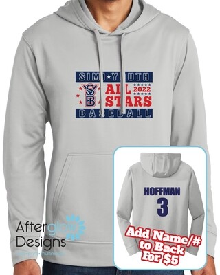 2022 SYB ALL STARS on Silver Poly Hoodie