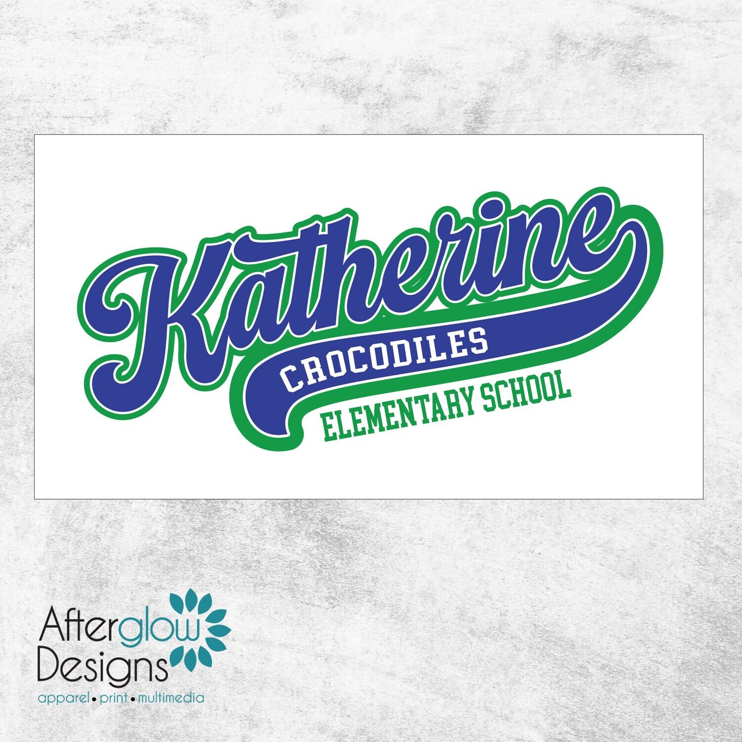 Katherine Elementary Design Vinyl Stickers GOLD COAST AMBULANCE