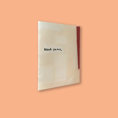 Pumflet 'Black Peace' (Wolff Architects, 2025) Pumflet 'Black Peace' (Wolff Architects, 2025)