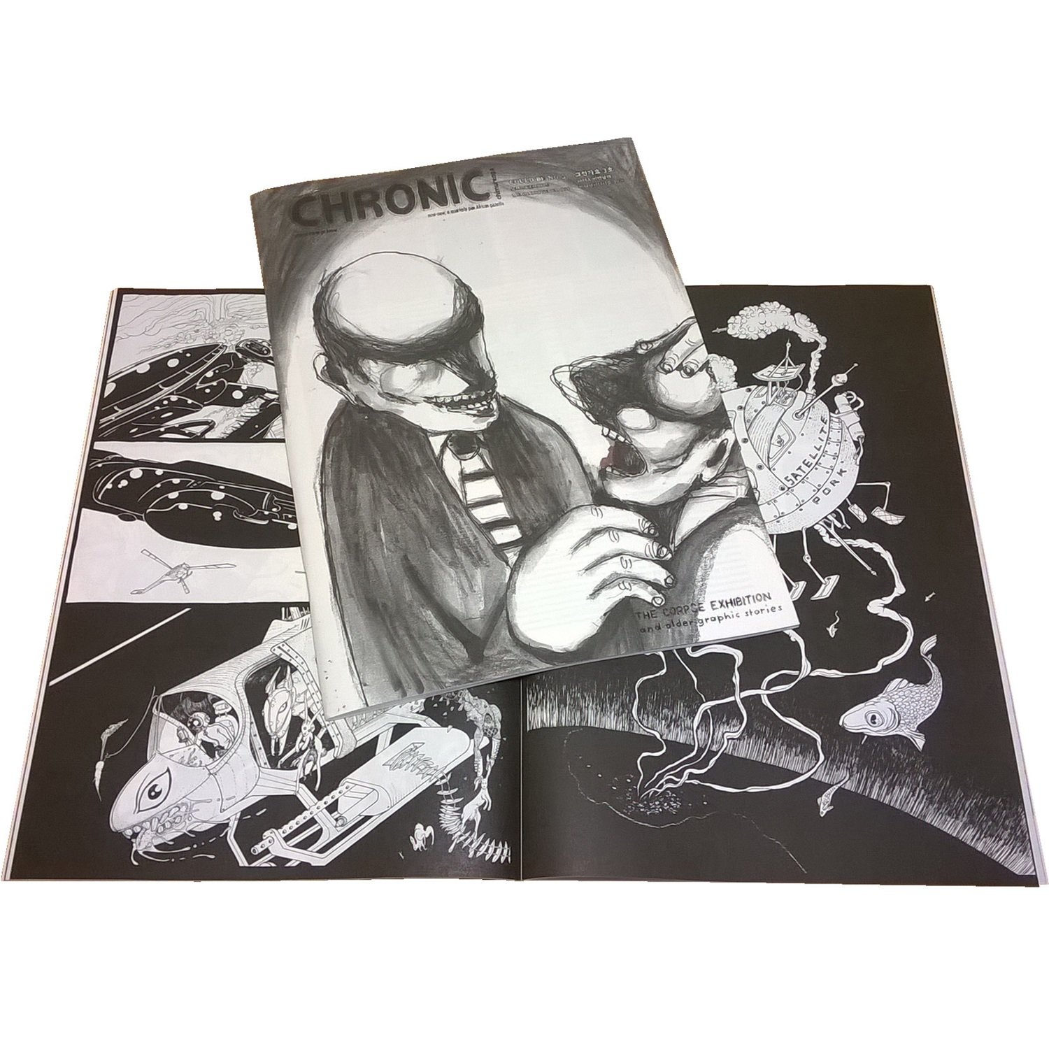 Chimurenga Chronic: The Corpse Exhibition &amp; Older Graphic Stories (August 2016) Print  -  2017 Winner Nommo Award for Best Speculative Fiction Graphic Novel by Africans