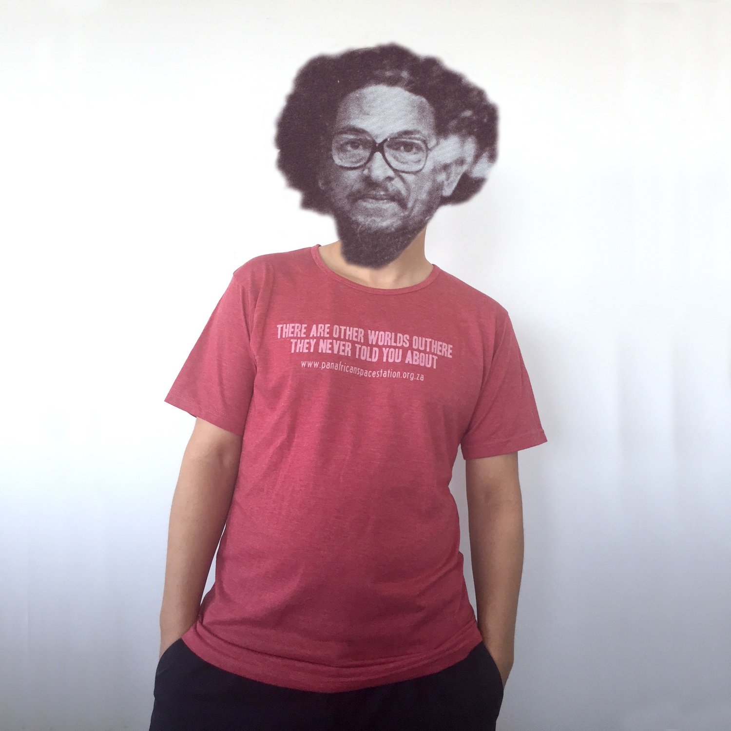 Pan African Space Station T-Shirt (Faded Red)