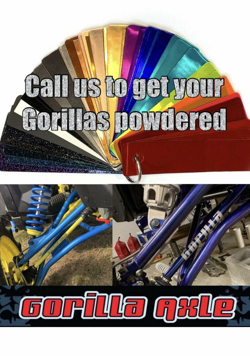 GORILLAS CAN AM MAVERICK X3  (price is per axle)