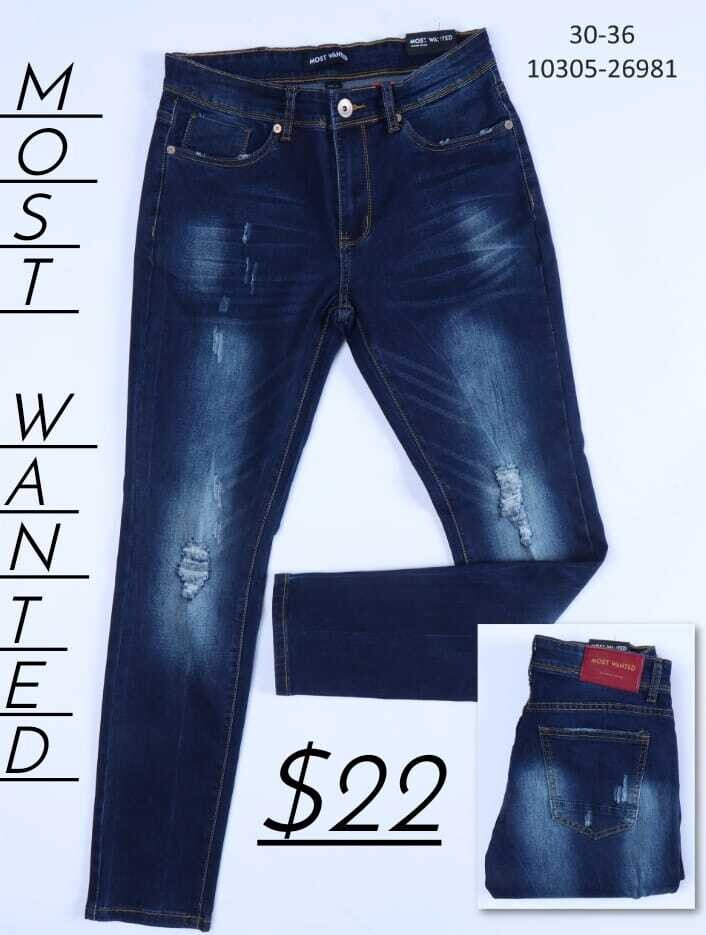 Jeans most wanted para caballero (pantalon para caballero)