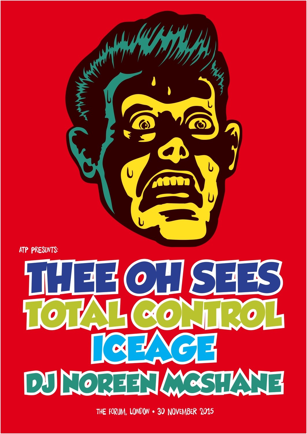 Thee Oh Sees Glossy Concert Art Poster Thee Oh Sees Glossy Concert Art Poster