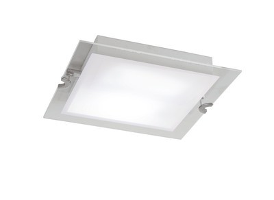 Melbourne Ceiling 15W LED 3000K, 1350lm, Polished Chrome/Frosted White Glass, 3yrs Warranty