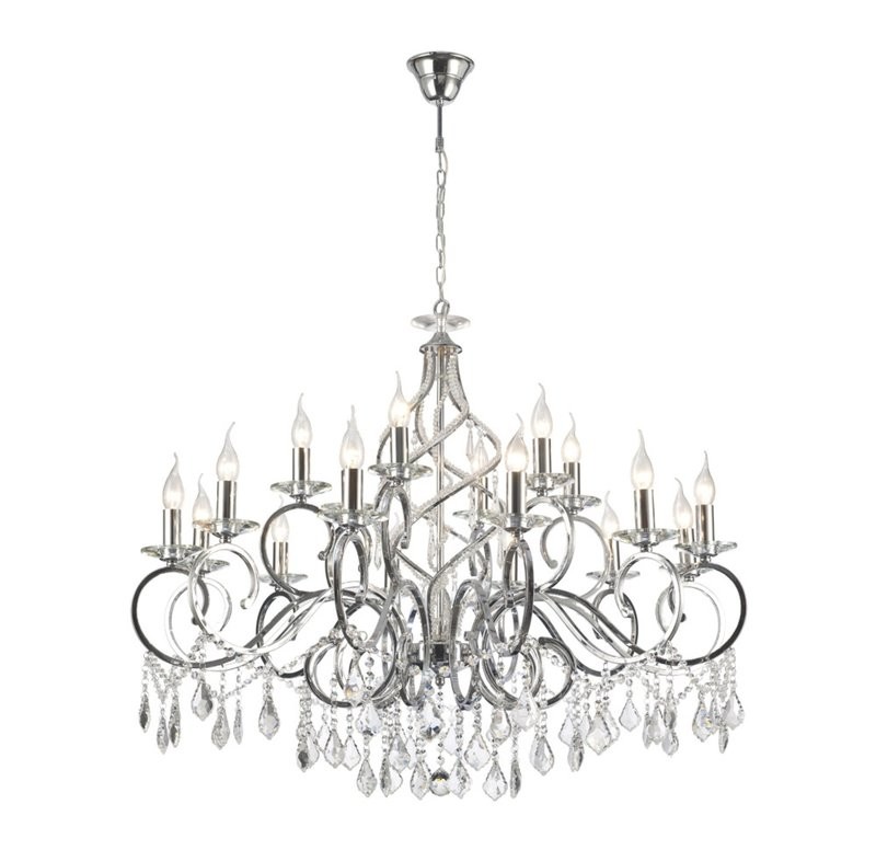 Torino Pendant 18 Light Crystal