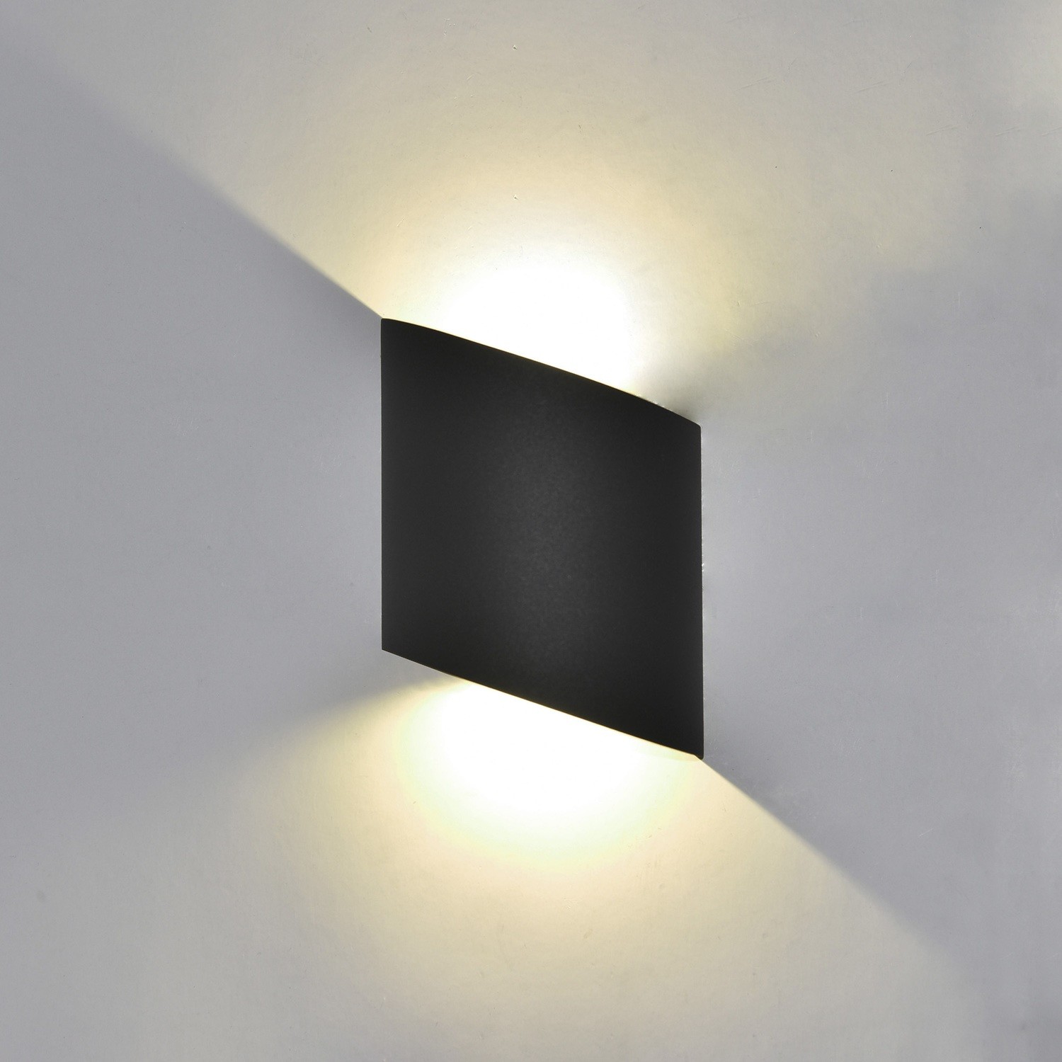 Sochi Wall Lamp, 6W LED, 3000K, 660lm, IP54, Anthracite