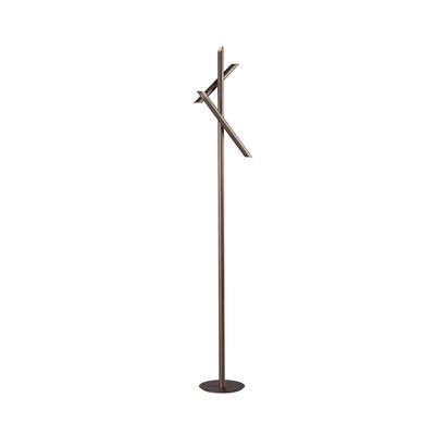 Take Bronze Floor Lamp 15W LED 3000K, 1350lm, Dimmable, Bronze, 3yrs Warranty