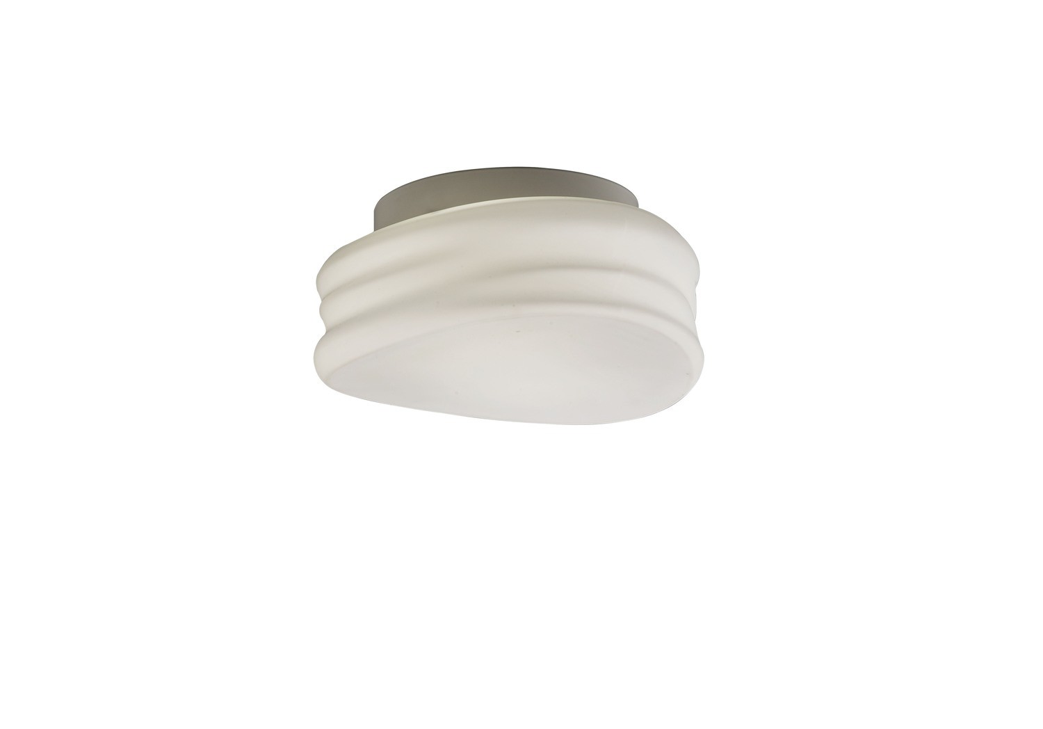 Mediterraneo Ceiling/Wall 2 Light GU10 Small, Frosted White Glass