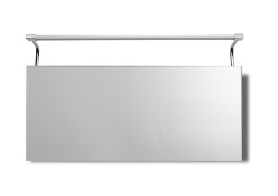 Sisley Wall Lamp 10W LED Big Double IP44 4000K, 850lm, Silver/Frosted Acrylic/Polished Chrome, 3yrs Warranty