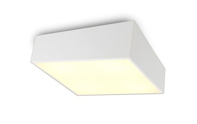 Mini Ceiling 60cm Square, 8 x E27, White