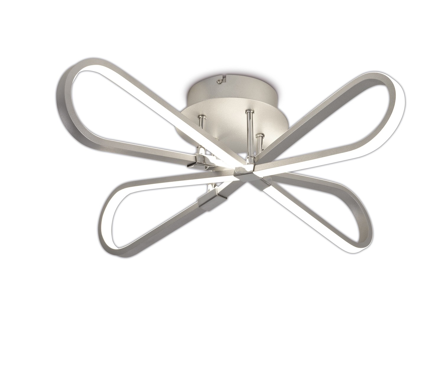 Bucle Ceiling 40W LED 3000K, 3500lm, Polished Chrome/Frosted Acrylic