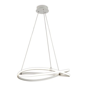 Infinity Blanco Pendant 60W LED, 4500lm, Dimmable White/White Acrylic