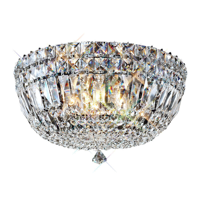 Ceiling 3 Light G9 Polished Chrome/Crystal